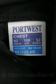 Britse Politie coverall overall zwart - maat 52 - licht gedragen - origineel