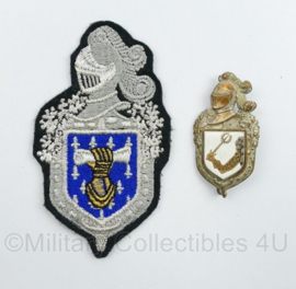 Set van insignes van Franse Gendarme school - 12 x 7 cm - origineel
