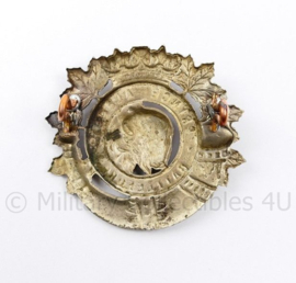 WO2 Britse cap badge The Prince Albert and Battleford Volunteers - 5 x 5 cm - origineel
