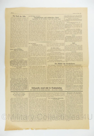 WO2 Duitse krant Nordbayerische Zeitung Furhter Anzeiger nr. 66 20 maart 1945 - 47 x 32 cm - origineel