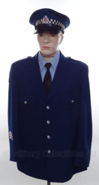 Politie Nieuw-Zeeland uniform SET jasje en pet - met originele insignes - maat 55 - origineel