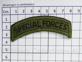 US Special Forces tab Subdued Groen - topstaat - origineel