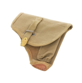 Vintage leger holster canvas - khaki - origineel