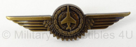 BW Bundeswehr borstspange Tatigkeitsabzeiche Waffensystemoffizier brons of goud - Luftwaffe - afmeting 8 x 2 cm - origineel