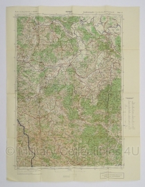 Duitse stafkaart Jugoslawien Petrinja Blatt 41 Sonderausgabe Nur für den Dienstgebrauch Joegoslavie - 64,5 x 50 cm. schaal 1:100000 - origineel 1932