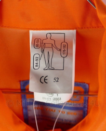 Nieuwe blauw/oranje werk overall  - merk  4u2C - maat 52 - nieuw met kaartje eraan! - origineel