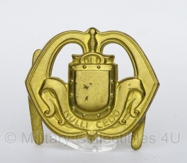 Metalen infanterie embleem - 1e model met splitpen! - origineel