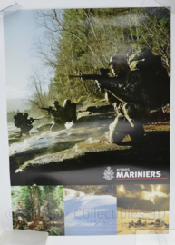 Poster van het Korps Mariniers - 59 x 42 cm - origineel