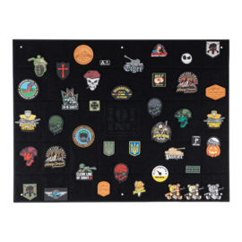 Patch Wall Klittenband om emblemen op te hangen - 100 x 75 cm.
