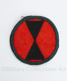 US Army 7th Infantry Division patch - diameter 6,5 cm - origineel