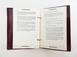 Korps Mariniers Soldiers Handbook Cambodja - origineel
