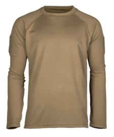 Tactical Quick Dry shirt lange mouw - met klittenband op de mouwen - COYOTE - nieuw gemaakt