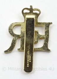 Britse Regiment pet insigne - WO2 model, maar net naoorlogs - afmeting 3 x 3 cm - origineel