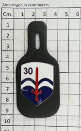 Defensie 30 Natresbataljon DT2000 borsthanger - nieuw in verpakking  - 9 x 4 cm - origineel