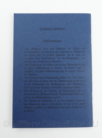 Wo2 Duits Luftwaffe Soldbuch - 15 x 10,5 cm - replica
