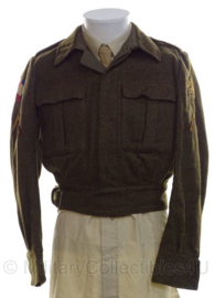 Nederlandse MVO Battledress Ike jas Artillerie - Rhenen - maat 46 - origineel