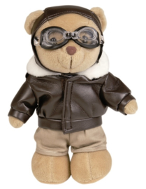 Teddybeer groot - piloot 22cm lang