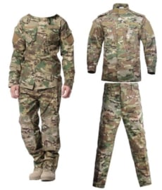 Tactical BDU jacket & trouser set - Large of XL - multicam