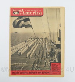 WO2 US Young America The National News Weekly for Youth Magazine tijdschrift - January 25, 1945 - 34,5 x 27 cm - origineel