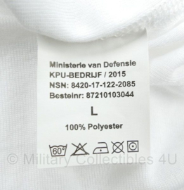 KL Nederlandse leger ondershirt korte mouw wit - 100% polyester - maat Medium of Large - nieuw - origineel