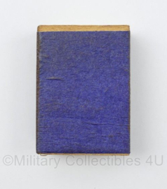 WO2 Duits luciferdoosje van echt hout - Luftwaffe Vaandel - 6 x 4 cm