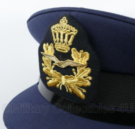 KLU Koninklijke Luchtmacht DT platte pet officier - huidig model  - maat 56 - nieuw - origineel