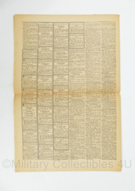 WO2 Duitse krant Tageszeitung nr. 208 6 september 1943 - 47 x 32 cm - origineel