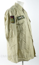 KMARNS Korps Mariniers overhemd met embleem en Bundeswehr parawing - lange mouw - maat 41-4 - gedragen - origineel