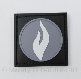 Belgische Federale Politie PVC embleem met klittenband - 5 x 5 cm