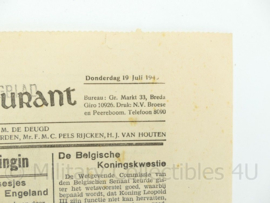 krant Bredasche Courant -  19 juli 1945 - origineel