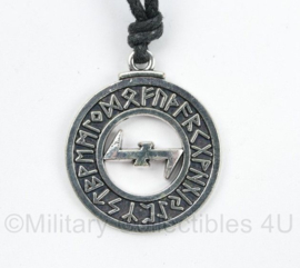 WO2 Duitse replica SS Niederlande Wolfsangel ketting