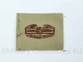 US Army Desert borst Qualification Badge - Combat Action badge - origineel