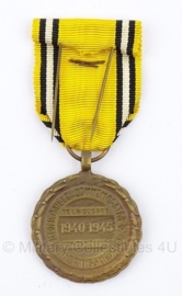 Belgische "Burgerdeelname oorlog 1940 -1945" bronze medaille - Origineel
