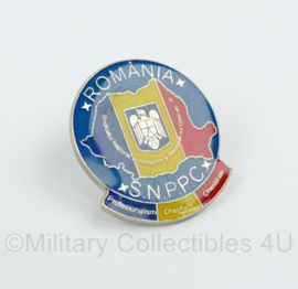 Roemeense politie SNPPC Sindicatul National al Politistilor si Personalului Contractual speld - 2,5 x 2 cm - origineel