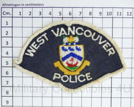 Canadese Politie embleem Canadian West Vancouver Police patch - 11,5 x 7 cm - origineel