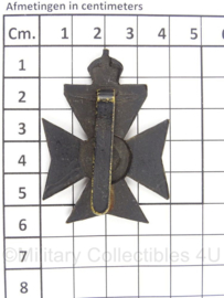 WO2 Britse pet of baret insigne The Kings Royal Rifle Corps - afmeting 4 x 5,5 cm - origineel