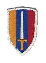 US Army USAVN USARV Vietnam patch - Vietnam oorlog - 7,5 x 4,8 cm - origineel