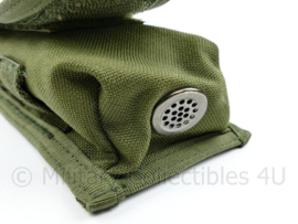 Defensie en Korps Mariniers en US Army groene Molle pouch single magazin M4 en Diemaco - 18 x 8,5 x 5,5 cm - nieuw - origineel