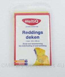 HeltiQ reddingsdeken 210 x 160 cm - bescherming voor oververhitting of onderkoeling - nieuw
