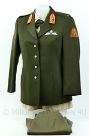 KL DT KMA  dames uniform set (met overhemd en rok) uit 1997 - Maat 38 - Origineel