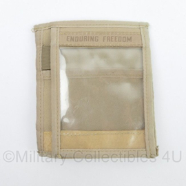 Enduring Freedom Wrist Office pouch Coyote - 14 x 12 cm - licht gebruikt - origineel
