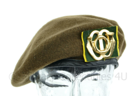 DT Baret  vorig model Nederlands leger 1963-2000  - nieuw gemaakt - 100% wol met lederen rand