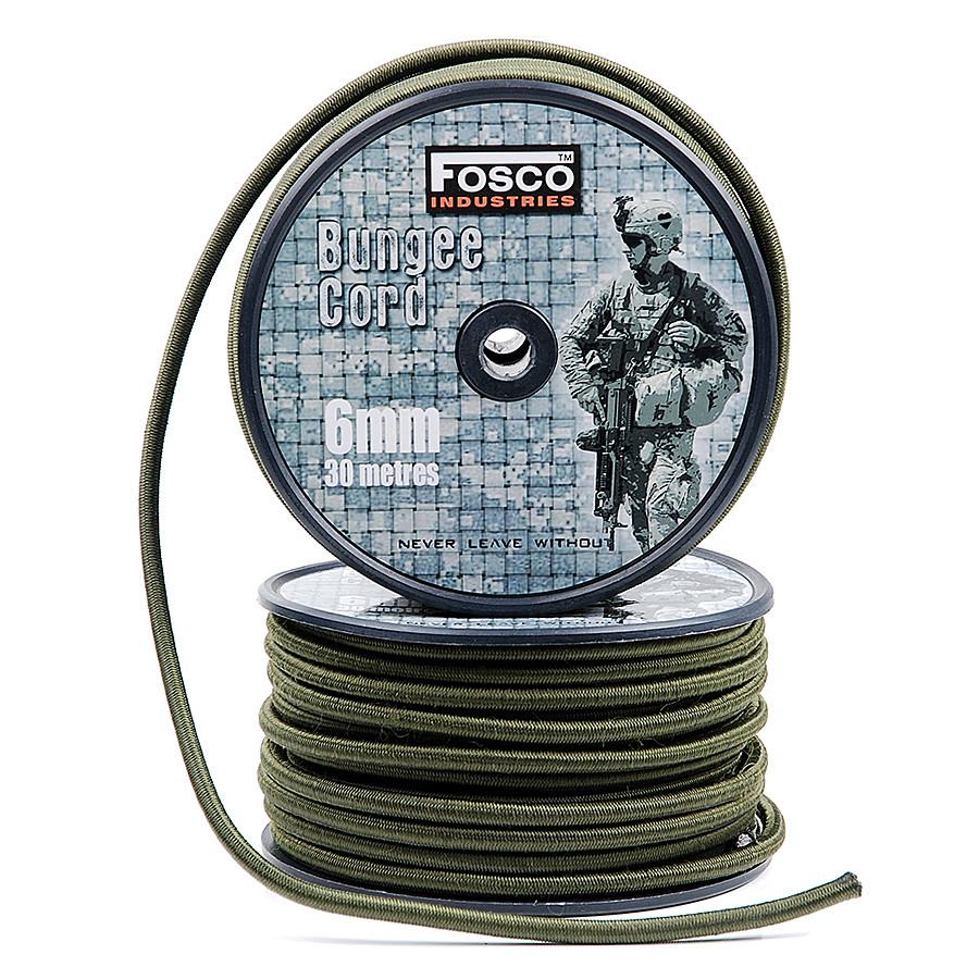 Bungee Cord 6mm -  rol van 30 meter