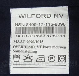 KMAR Marechaussee VT overhemd korte mouw met emblemen - NIEUW in verpakking - maat 8000/0510 - origineel