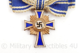 WO2 Duits miniatuur Mutterkreuz im bronze met lint - origineel