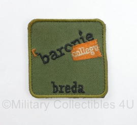 Defensie Baronie College Breda borstembleem - met klittenband - 5 x 5 cm - origineel