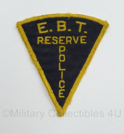 EBT Reserve Police patch -10,5 x 9,5 cm - origineel