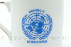 VN UN Bansig-2 Minusma koffiekopje in doosje - origineel