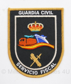 Spaans Embleem Guardia civil Servicio fiscal - 10,5 x 8 cm - origineel