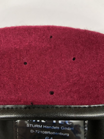 Airborne bordeaux rode baret - nieuw gemaakt